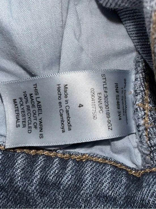 Women's Scoop Stovepipe High-Rise Straight Leg Jeans - Picture 4 of 4